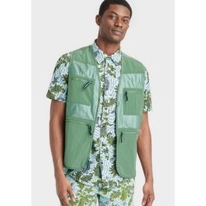 Houston White × Target Ripstop Vest Green Size S